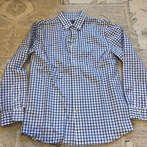 Vineyard Vines Plaid Whale Shirt Sz M